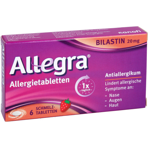 Allegra Allergisk smeltning 20 mg (6 stk.)
