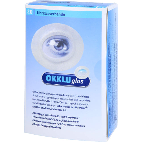 Okkluglas Uhrglasverband (20 stk.)