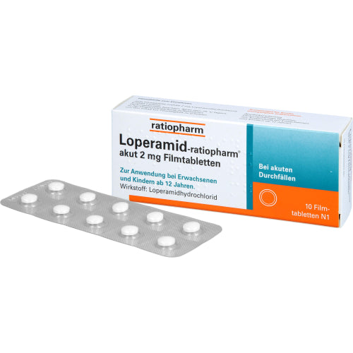 Loperamid Ratio Akut 2 mg (10 Stk.)