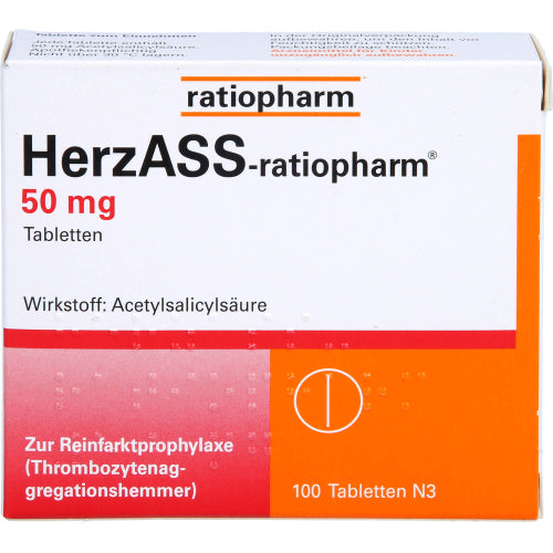 Herzass Ratiopharm 50mg (100 Stk.)
