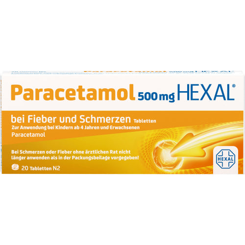 Paracetamol 500 mg Hexal (20 stk.)