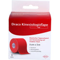 Draco Kinesiologibånd Rød 5 Cm X 5 M (1 stk.ück)