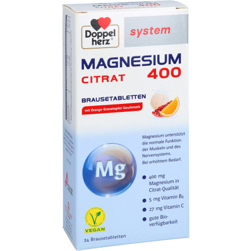 Doppelherz Magnes 400 Citr (24 Stk.)