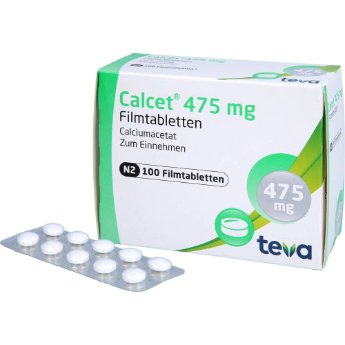 Calcet 475 mg Filmovertrukne tabletter (100 stk.)