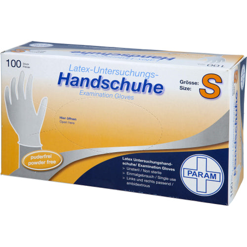 Einmalhandschuhe Latex puderfrei S (100 Stk.)