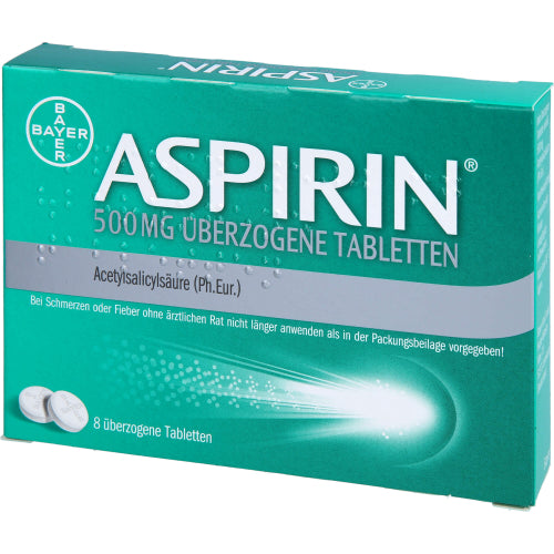 Aspirin 500 mg Overz Tabletter (8 stk.)