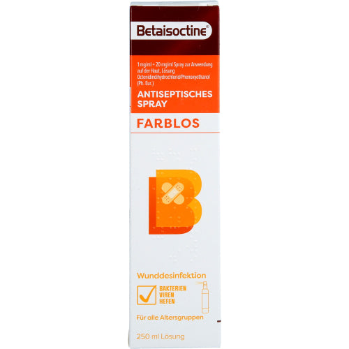 Betaisoctin 1 mg/ml + 20 mg/ml spray til anvendelse i A.D.H. (250 ml)