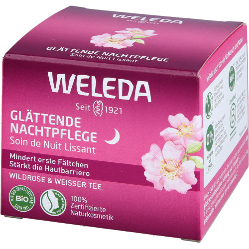 Weleda Glattende Nattpleje Wildrose & Hvid Te (40 ml)