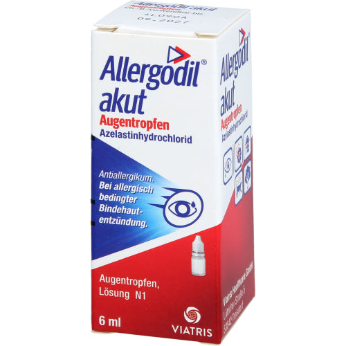 Allergodil Akut Øjendråber (6 ml)