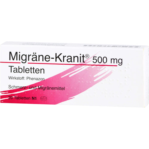 Migräne Kranit 500mg Tabletten (20 Stk.)