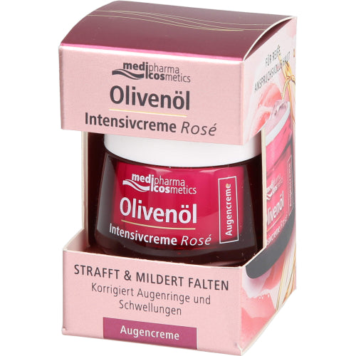 Olivenolie Intensivcreme Rose Øjencreme (15 ml)