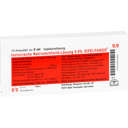 Isotonische NaCl 0,9 % EIF (10X2 ml)