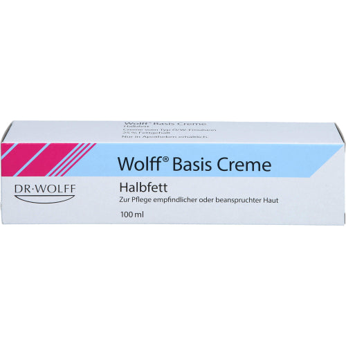 Wolff Basis Creme Halbfett (100 ml)