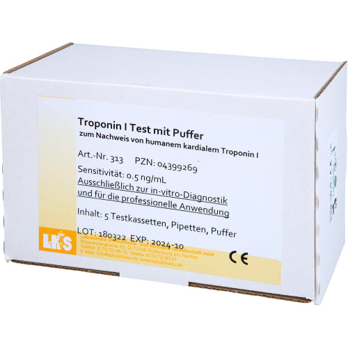 Troponin I mit Puffer-Test (5 Stück)