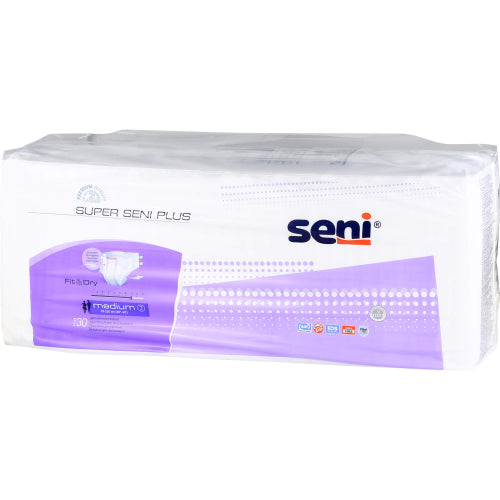 Seni Super Medium Plus Windeln für Erwachsene Größe 2 Nacht (30 Stück)