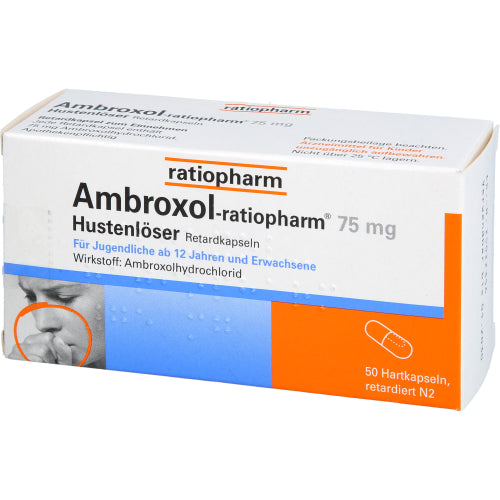Ambroxol Ratio 75 mg hostesaft (50 stk.)