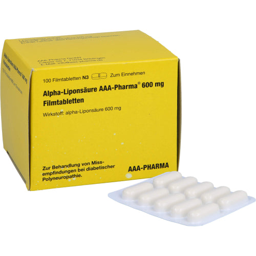 Alpha Liponsyre AAA600mg (100 stk.)