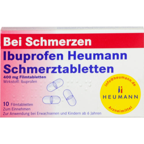 Ibuprofen Heumann smertetabletter 400 mg filmtabletter (10 stk.ück)