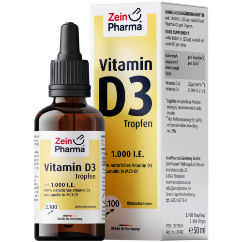 Vitamin D3 1000IE Zein PHA (50 ml)