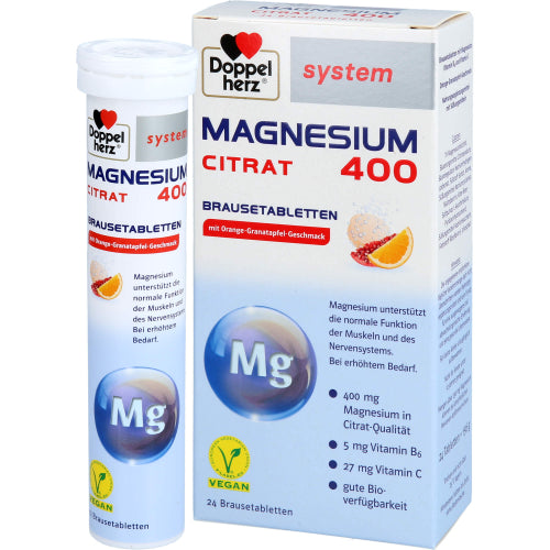 Doppelherz Magnes 400 Citr (24 Stk.)