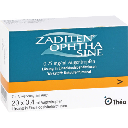 Zaditen Ophtha Sine Augent (20 stk.)