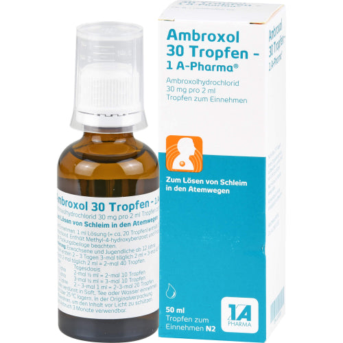 Ambroxol 30 dråber 1A PHA (50 ml)