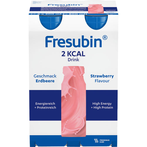 Fresubin 2 Kcal Drink Jordbær (4X200 ml)