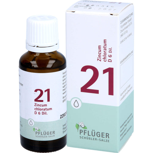 Biochemie 21 Zink Chloratum D 6 (30 ml)