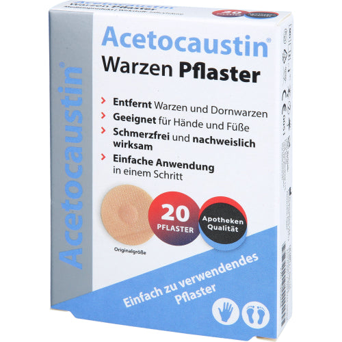 Acetocaustin vorteplaster (20 stk.ück)