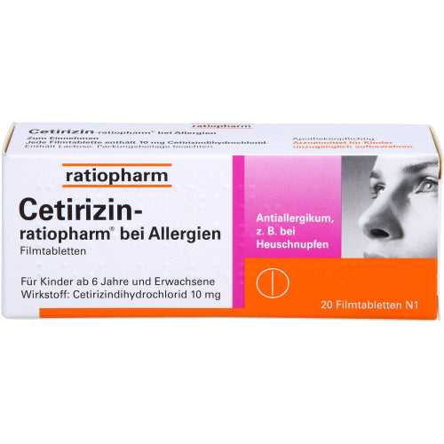 Cetirizin Ratiopharm 10 mg (20 Stk.)