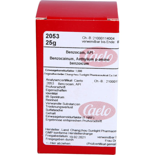 Benzocain (25 g)
