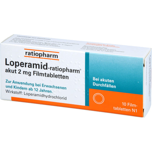 Loperamid Ratio Akut 2 mg (10 Stk.)