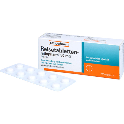 Rejsemidler Ratiopharm (20 stk.)