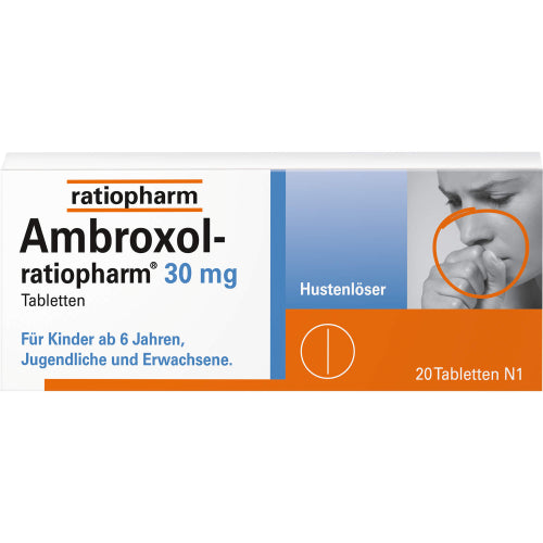Ambroxol Ratio 30 mg Hustenl (20 stk.)