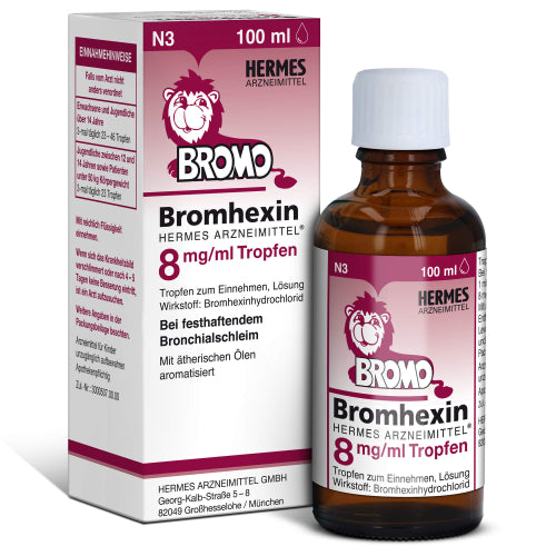 Bromhexin Hermes 8mg/ml TR (100 ml)