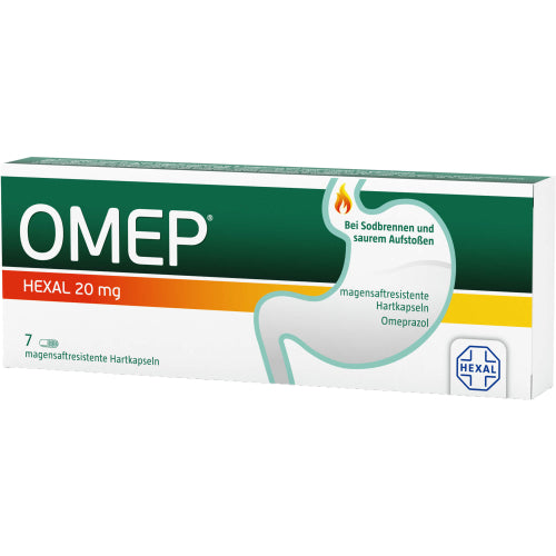 Omeprazol Hexal 20 mg magensaftresistente Kapseln (7 Stk.)