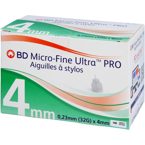 Bd Micro-Fine Ultra Pro Pen-Nåle 4 Mm 32 G (105 stk.ück)
