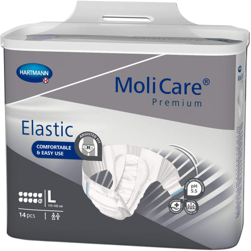 Molicare Premium Elastic 10 dråber str. L (14 stk.ück)