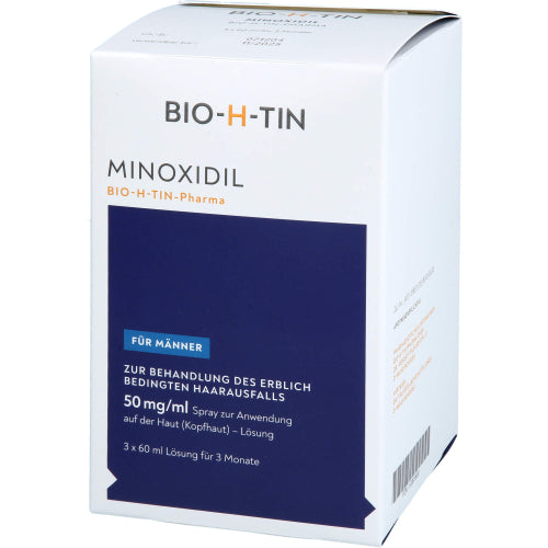 Minoxidil BIO-H-TIN 50 mg/ml (3x60 ml)