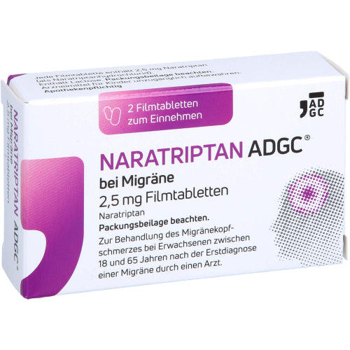 Naratriptan Adgc 2.5mg MGR (2 stk.)