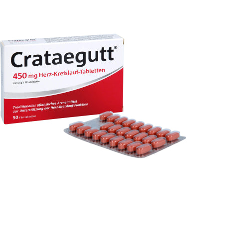 Crataegutt 450mg Herz Kreislauf (50 Stk.)