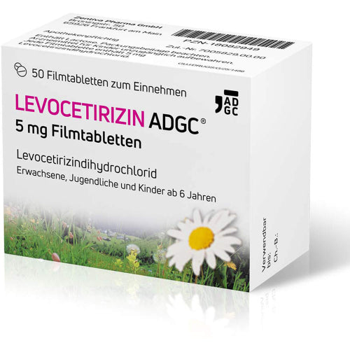Levocetirizin Adgc 5mg FTA (50 stk.)