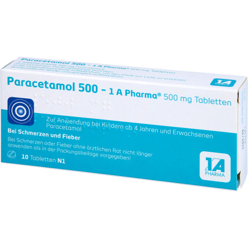 Paracetamol 500 1A Pharma (10 Stk.)