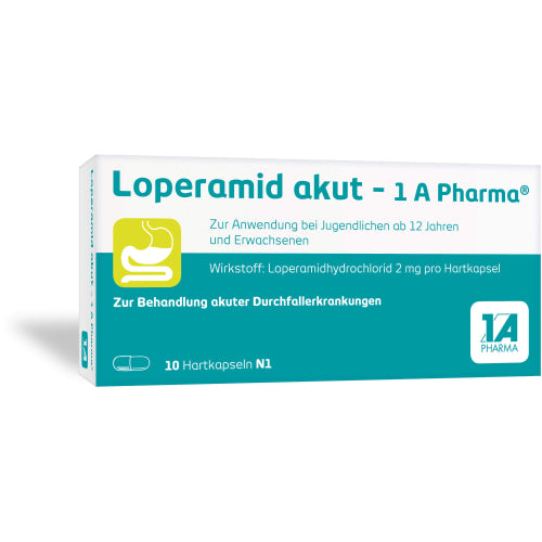 Loperamid Akut 1A Pharma (10 stk.)