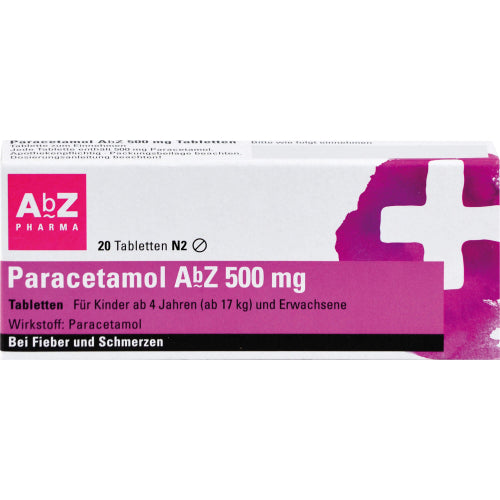Paracetamol ABZ 500mg Tabl (20 stk.)