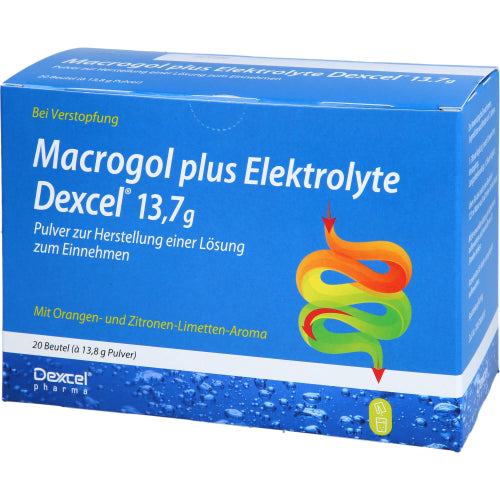 Macrogol Plus Elektrolyte Dexcel 13,7 G Plv (20 Stk.)