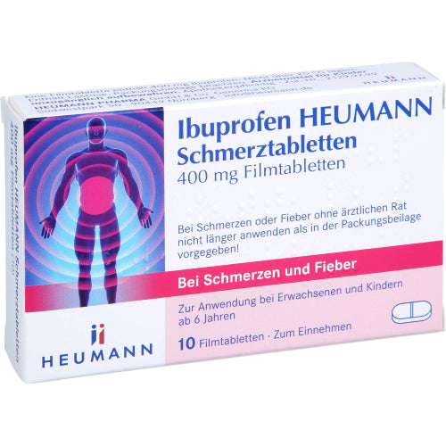 Ibuprofen Heumann smertetabletter 400 mg filmtabletter (10 stk.ück)