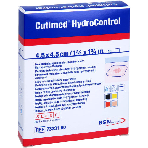 Cutimed HydroControl 4.5X4.5 (10 Stück)