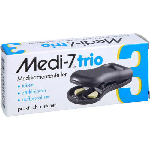Medi 7 Trio Tablettenteiler GRA (1 Stück)