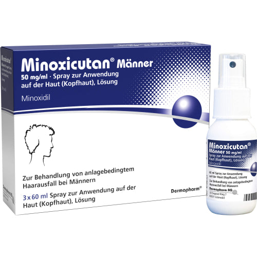 Minoxicutan Männer 50 mg/ml (3X60 ml)